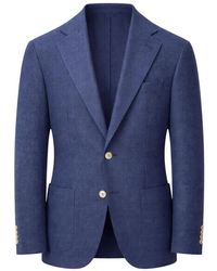 Eleventy - Jassen ,Blauw ,Katoen Giacca Monopetto - Lyst