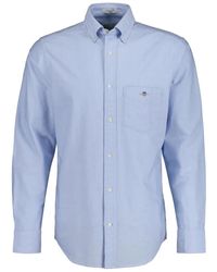 GANT - Langarmhemd 3000200 Hemd Oxford Shirt mit Button-Down Kragen aus Baumwolle - Lyst