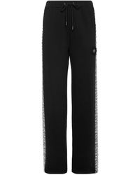 Philipp Plein - Broeken ,Zwart ,Katoen Joggingbroek Crystal - Lyst