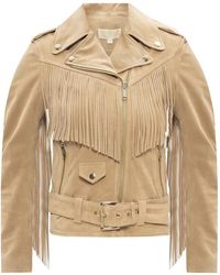 Michael Kors Biker Jacket - Naturel