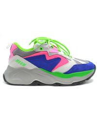 MSGM - Sportliche Leder Slip-On Sneakers - Lyst
