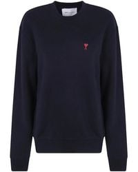 Ami Paris - Round-Neck Strickwaren - Lyst