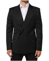 Dolce & Gabbana - Jassen ,Zwart ,Wol Sicilia 1 Button Suit Blazer - Lyst