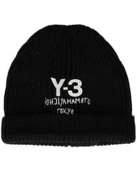 Y-3 - Knit Beanie - Lyst