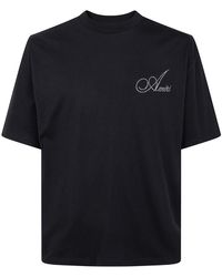 Amiri - Cryst Script Logo Lj Skate Tee - Lyst
