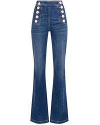 Elisabetta Franchi - Stylische denim jeans - Lyst