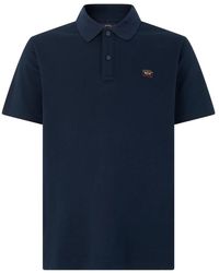 Paul & Shark - Tops ,Blauw ,Katoen Katoenen Polo - Lyst