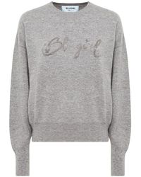 Blugirl Blumarine - Round-Neck Knitwear - Lyst