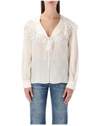 Chloé - Maxi-Kraag Blouse - Lyst