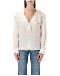 Chloé - Maxi-Kraag Blouse - Lyst