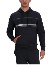 BOSS - Hoodies & Sweatvesten ,Grijs ,Katoen Hooded Sweatshirt Met Logoband - Lyst