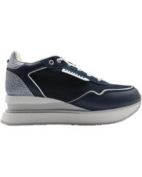 Apepazza - Navy silver sneakers stilose comode - Lyst