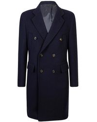 Eleventy - Jassen ,Blauw ,Wol Dubbelbreasted Wol Kasjmierjas - Lyst