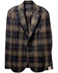 L.B.M. 1911 - B.M. 1911, ,Jassen ,Veelkleurig ,Wol Americana Corte Sartorial - Lyst