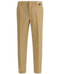Gucci - Katoenen Twill Broek Met Web Detail - Lyst