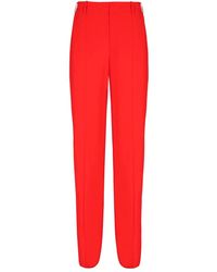 Balmain - Tailoring-Hose Aus Krepp - Lyst