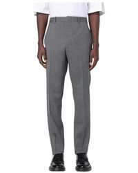 Jil Sander - Blaue Gewebte Hose Für Männer - Lyst