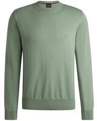 HUGO - Round-Neck Knitwear - Lyst