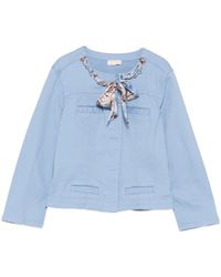 Liu Jo - Jassen ,Blauw ,Denim Kate Jacket - Lyst