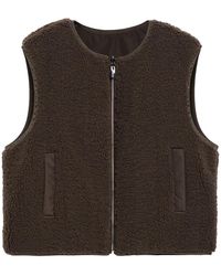Comma, - Jassen ,Bruin ,Outdoor-Weste - Lyst