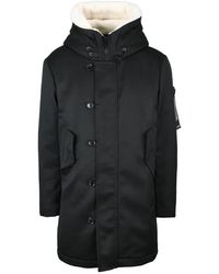Peuterey - Ecofur Parka Mit Reißverschluss Und Knöpfen - Lyst