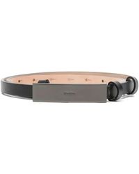 Max Mara - Accessoires ,Zwart ,Klassieke Riem - Lyst