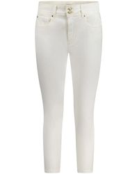 Guess - Jeans ,Wit ,Katoen Witte Katoenen Jeans & Broek - Lyst