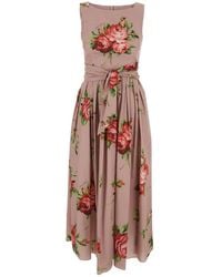 Dolce & Gabbana - Midi Dresses - Lyst