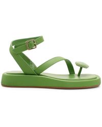 Gia Borghini - Rosie 18 Leder flache Schuhe - Lyst