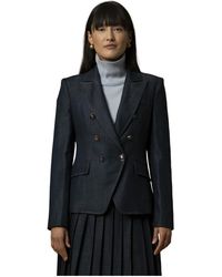Kocca - Stijlvolle Blazer Stijl Denim Jas - Lyst