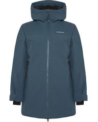 Didriksons - Jassen ,Blauw ,Leer Marget Parka - Lyst