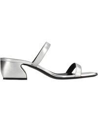 Sergio Rossi - Sandalen Silber - Lyst