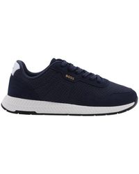 BOSS - Titanium_Runn_Mebisd Sneakers - Lyst