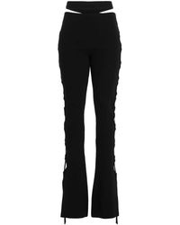 ANDREA ADAMO - Wide Trousers - Lyst