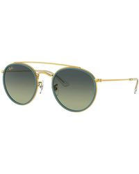 Ray-Ban - Accessoires ,Geel ,Vintage Groene Zonnebril Rb 3647N-9235Bh - Lyst