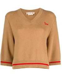 Marni - V-Neck Knitwear - Lyst