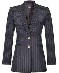 Pinko Pinstripe Blazer - Grijs