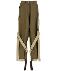 The Attico - Straight Trousers - Lyst