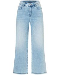 M·a·c - Dream Wonder Light Denim Wide Jeans - Lyst
