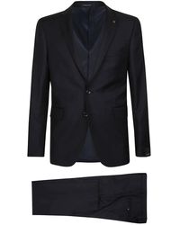 Tagliatore - Kostuums ,Blauw ,Single Breasted Suits - Lyst