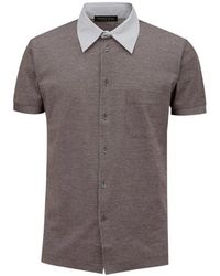 Corneliani - Short Sleeve Shirts - Lyst