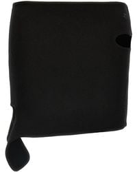 Courreges - Loop Milano Knit Mini Skirt - Lyst