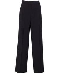 Twinset - Broeken ,Zwart ,Zwarte Broek Voor Vrouwen - Lyst