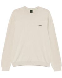 BOSS - Round-Neck Knitwear - Lyst