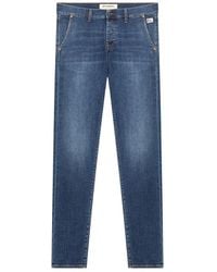 Roy Rogers - Jeans ,Blauw ,Denim Lichte Denim Elastische Jeans - Lyst