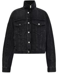 Alexander Wang - Denim Track Jacket - Lyst