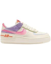 Zapatillas en tono pastel Air Force 1 Shadow Nike de Caucho de color Blanco  | Lyst