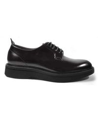 Green George - Schoenen ,Zwart ,Leer Zwarte Vitello Derby Schoenen Made - Lyst