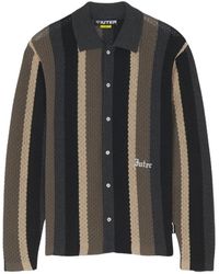 Iuter - Tops ,Veelkleurig ,Katoen Gestreepte Gebreide Shirt - Lyst