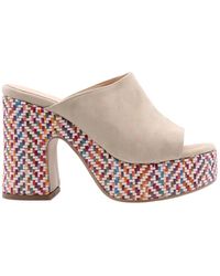 DONNA LEI - Heeled Mules - Lyst
